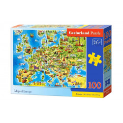 Puzle 100 gab. Eiropas karte