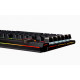 Klaviatūra Corsair K100, RGB, Optical, NA, Wired, Black/Red