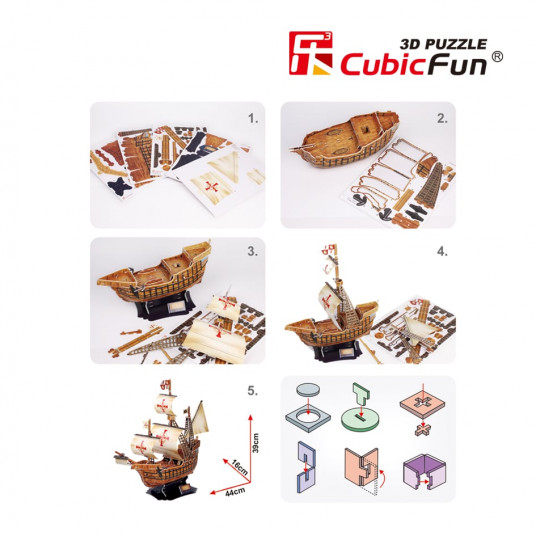 CUBICFUN 3D puzle Santa Maria