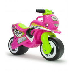 Balansa motocikls INJUSA TUNDRA TORNADO RIDE-ON MOTORBIKE PINK, rozā