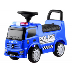 Stūmējamā automašīna "Mercedes Police", zila
