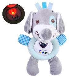 Interaktīvs plīša rotaļlietu talismans suns ZA3466