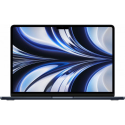 MacBook Air 13.6 Retina M2 8GB 256SSD EN Midnight DEMO garantija 1 gads