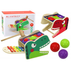 Dinozauru muzikāla rotaļlieta 2in1 