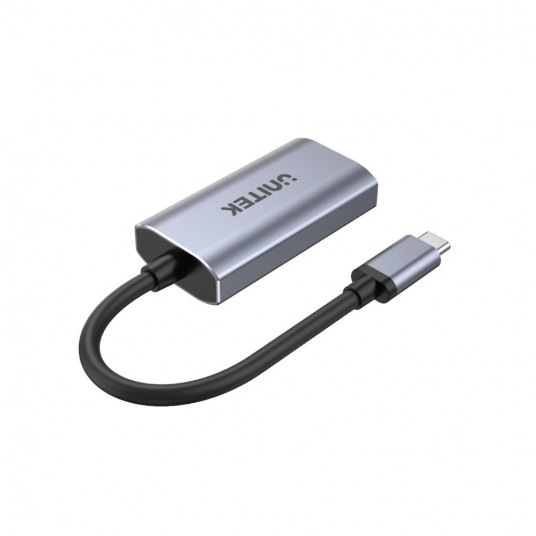 UNITEK ADAPTERS USB-C — HDMI 2.1, 8K, ALU, 15 CM
