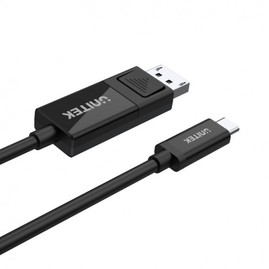 UNITEK V1146A kabeļa dzimuma mainītājs USB-C DisplayPort Black