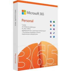 Microsoft 365 Personal 1 x licences abonements poļu valodā uz 1 gadu