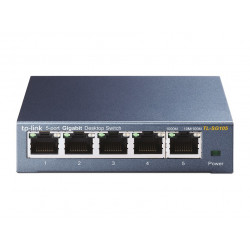 TP-Link TL-SG105 L2 Gigabit Ethernet nepārvaldīts slēdzis (10/100/1000) melns