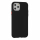 Mocco Soft Cream Silicone Back Case for Apple iPhone 12 Pro Max Black