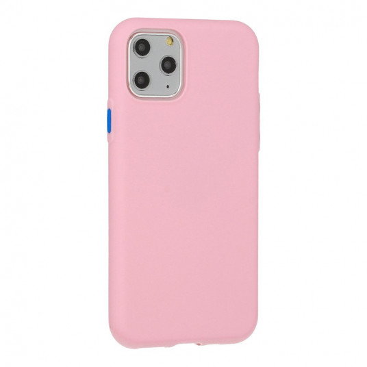 Mocco Soft Cream Silicone Back Case for Samsung Galaxy S21 Plus Light Pink