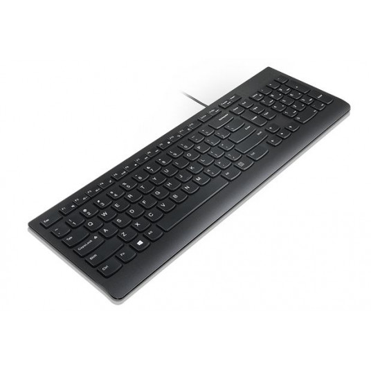Lenovo Essential Wired Keyboard  Wired via USB-A, Keyboard layout US Euro, Black