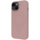 Apple iPhone 15 MagSafe mīkstais pārsegs ar Muvit Chalk Pink