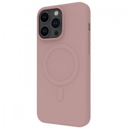 Apple iPhone 15 Pro Max MagSafe mīkstais vāciņš ar Muvit Chalk Pink
