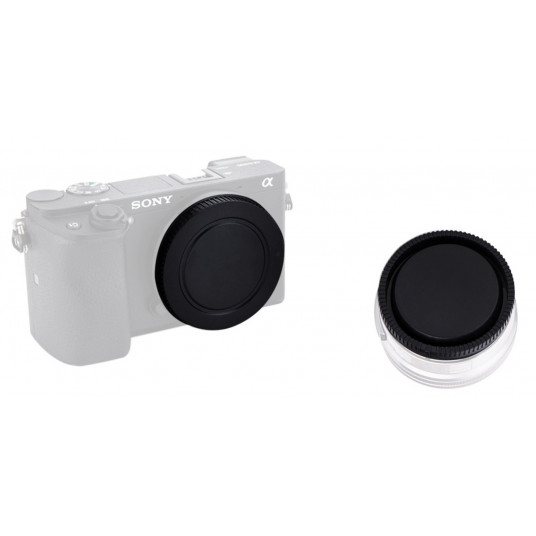 Sony E-mount objektīvs / kameru vāciņi, komplekts (ALC-R1EM + ALC-B1EM)