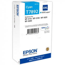 Tintes kasetne Epson T7892 XXL tintes kasetne, ciāna