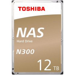 HDD|TOSHIBA|N300|12TB|SATA 3.0|256 MB|7200 rpm|3,5"|HDWG21CUZSVA