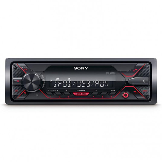 Auto radio Sony, USB, melns