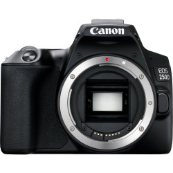 Canon EOS 250D korpuss (melns) - demonstrācija (ekspozīcija) - baltā kastē (baltā kastē)