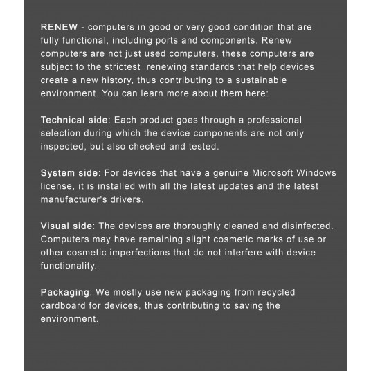 Lenovo Yoga Slim 7 13ACN5;(AMD Ryzen 5 5600U (6C/12T, 2,3–4,2 GHz, 16 MB)|8 GB RAM|512 GB SSD|13,3 collu QHD (2560 x 1600)|Wi-Fi 6(800) *2 + Bluetooth® 5.3 bezvadu karte|Windows 11|Atjaunināts/atjaunots