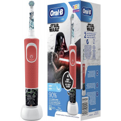Oral-B Kids Star Wars elektriskā zobu birste ar Disney uzlīmēm, 2 rezerves galviņas, Ed.