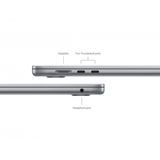 Portatīvais dators MacBook Air 15" Apple M3 8C CPU 10C GPU/8GB/512GB SSD/Space Grey/SWE MRYN3KS/A