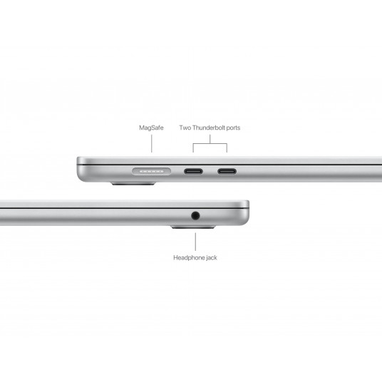 Portatīvais dators MacBook Air 15" Apple M3 8C CPU 10C GPU/8GB/512GB SSD/Silver/SWE MRYQ3KS/A