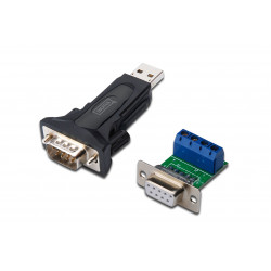Digitus USB 2.0 — RS-485 melns