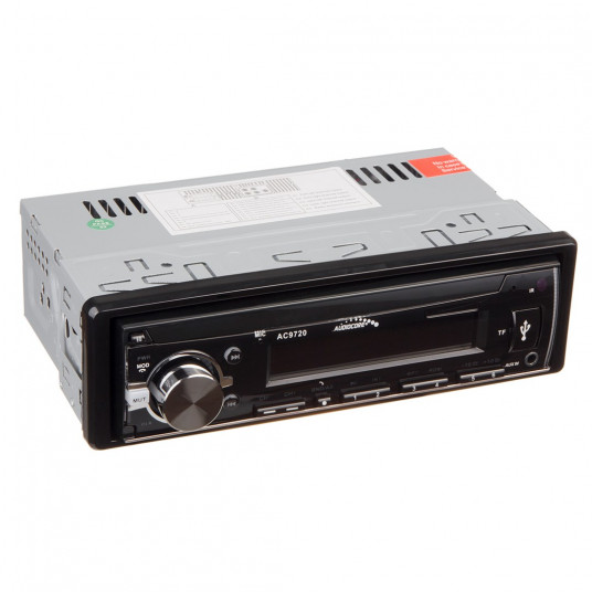 Pazīstamā kompānija AudioCore auto radio AC9720 Multicolour MP3/WMA/USB/SD