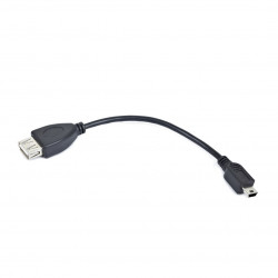 Gembird USB mini/USB 0,15 m USB kabelis 0,15 m USB 2.0 Mini-USB B USB A Melns