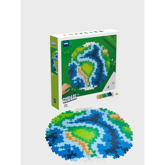 Plus-Plus Earth Block puzle 800 gab Globuss