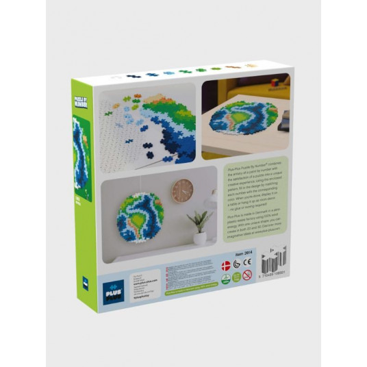 Plus-Plus Earth Block puzle 800 gab Globuss