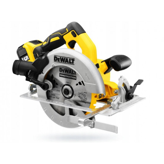 DEWALT DCS570P2-QW portatīvais ripzāģis 18,4 cm, dzeltens, 5500 apgr./min.