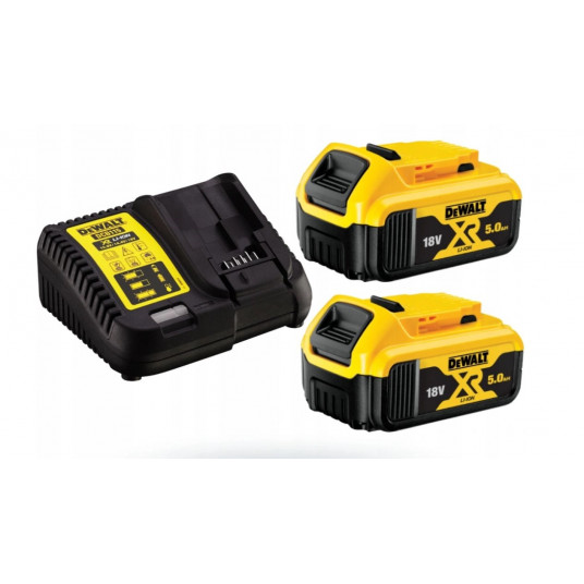 DEWALT DCS570P2-QW portatīvais ripzāģis 18,4 cm, dzeltens, 5500 apgr./min.