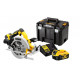 DEWALT DCS570P2-QW portatīvais ripzāģis 18,4 cm, dzeltens, 5500 apgr./min.