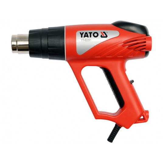 Yato YT-82291 karstā gaisa pistole 500 l/min 550 °C 2000 W Melns, Sarkans