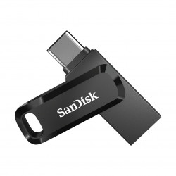 SanDisk Ultra Dual Drive Go USB zibatmiņas disks 256 GB USB Type-A / USB Type-C 3.2 Gen 1 (3.1 Gen 1) Melns
