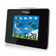 Meteoroloģiskā stacija, bezvadu IN/OUT, temperatūra, mitrums, barometrs, USB lādētājs, GreenBlue GB145, melns