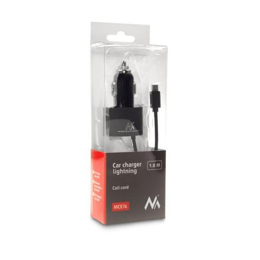 Maclean MCE76 mobilo ierīču lādētājs melns automātisks