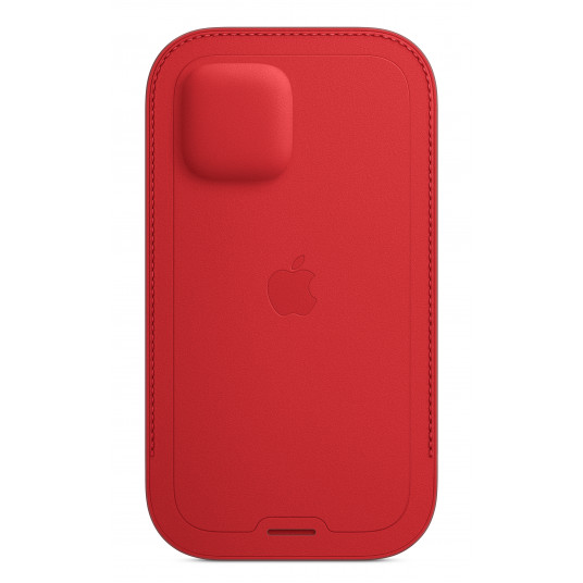 iPhone 12 mini ādas uzmava ar MagSafe — (PRODUCT)SARKANA