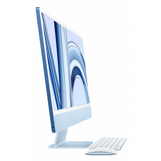 iMac 24” 4,5 K Retina, Apple M3 8C centrālais procesors, 10 C GPU/8GB/256 GB SSD/zils/SWE