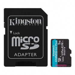 Kingston microSDXC Canvas Go! Plus 1TB 170R A2 U3 V30 karte + adapteris