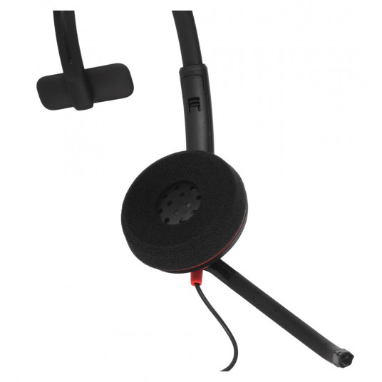 POLY Blackwire C3210 brīvroku vadu ar priekšgala zvanu/mūzikas USB tipa A melns, sarkans