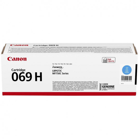 "Canon Toner 069H 5097C002 Cyan bis zu 5.500 Seiten"