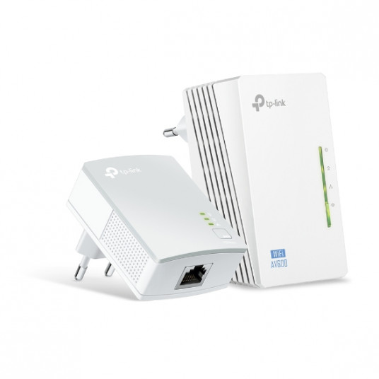 TP-LINK Powerline Adapters Kit TL-WPA4220 KIT 10/100 Mbit/s, Ethernet LAN (RJ-45) porti 2, 802.11n, 2.4GHz, Wi-Fi datu pārraides ātrums (maks.) 300 Mbit/s, zemu cenu - BIGBOX.LV