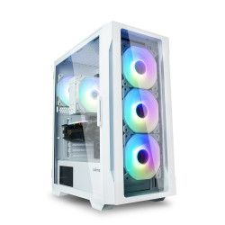 Zalman I3 NEO TG White, RGB ventilators x4