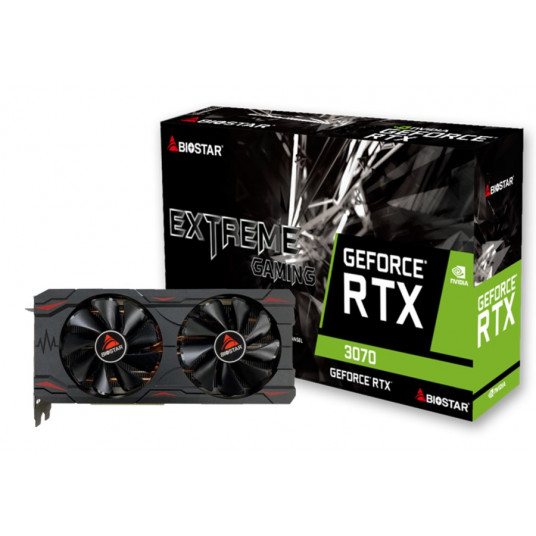 Videokarte Biostar VN3706RM82 NVIDIA GeForce RTX 3070 8 GB GDDR6