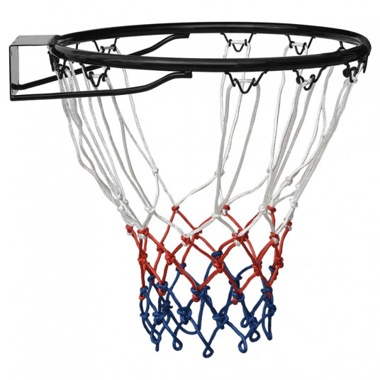 Basketbola grozs, melns, 39 cm, tērauds