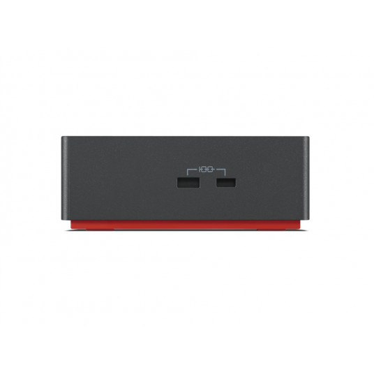 Lenovo 40B00300EU piezīmjdatora dokstacija/savienotāju replikators ar vadu Thunderbolt 4 melns, sarkans