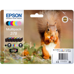 Epson 378 -mustekasettipakkaus, 6 krāsas