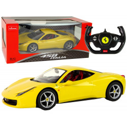 RC automašīna Ferrari Italia, 1:14, dzeltena